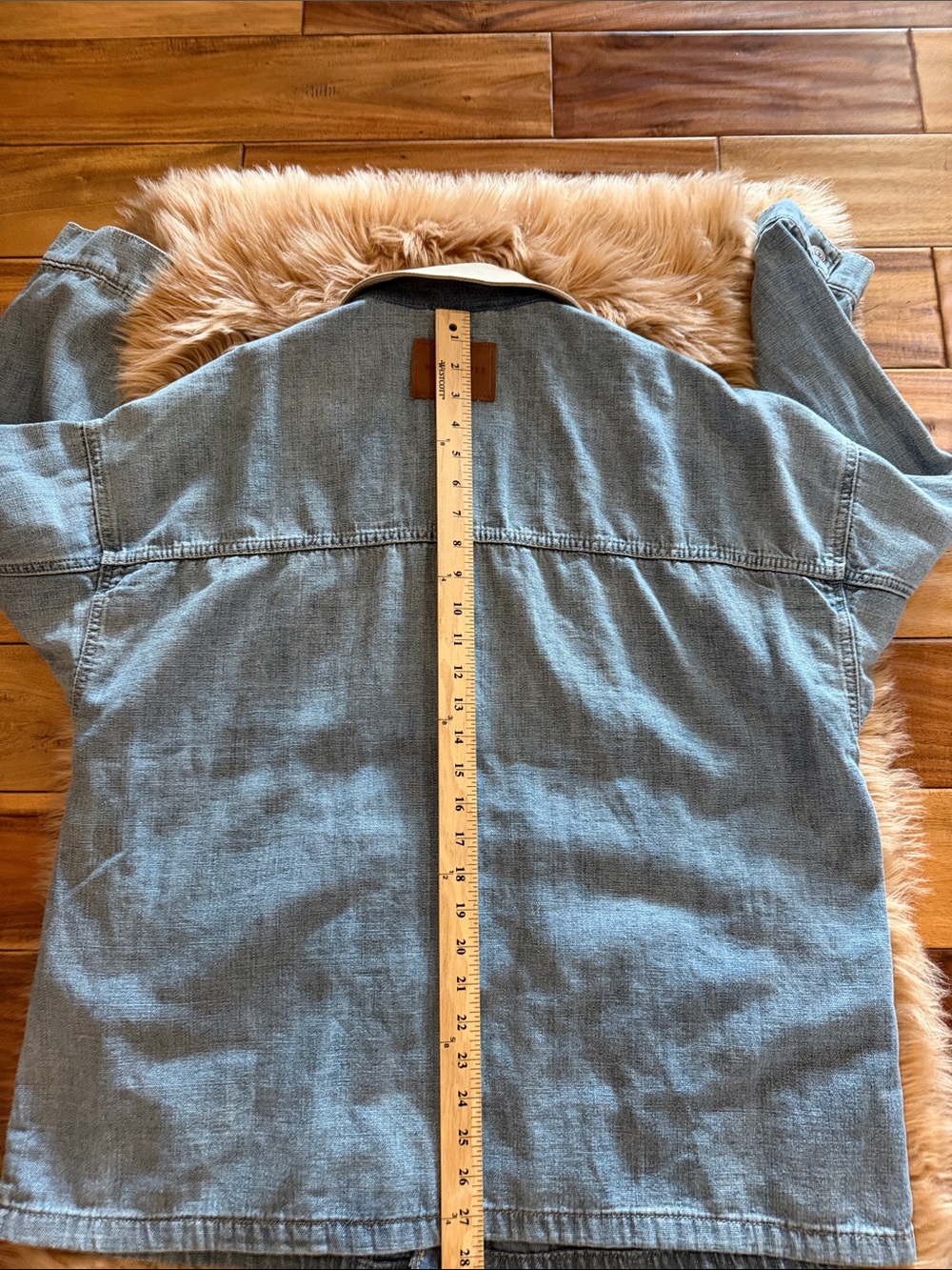 Free People “We The Free” Lemon Denim Jacket size Small - Picture 9 of 13